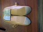 Dance Class Women s Beige Tap Dance Shoes Mary Jane Strap W  Metal Tap Plates
