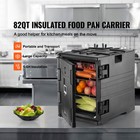 Insulated Food Pan Carrier Stackable Catering Dishbox 90l Chafing Dish