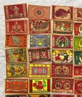 Japanese Vintage Meiji Taisho Showa Prewar Match Box Label Collection 50pcs Fs