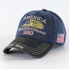 Soft Cotton 250th Anniversary American Embroidered Hat Usa Baseball Cap