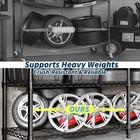 4 Tier Storage Shelving Unit 70 8  Heavy Duty Metal Wire Shelf Adjustable Rack