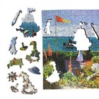 Wooden Jigsaw Puzzle For Adults - Uniquely Shaped Pieces - Made In The Usa By Fo