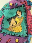 Vtg Pocahontas Twin Bedding Set Flat Fitted Sheets 2 Pieces Disney Fabric