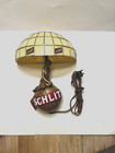 Vintage 1971 Schlitz Beer Light Lady On Globe Wall Sconce Lamp  Tested Works
