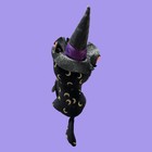 Ty Pandora Beanie Boos Witch Cat Glitter Hat Crescent Moons Plush