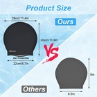Amfun Swimming Cap For Long Hair  Extra Large Swimming Caps For Women   Men     