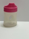 Pink Baby Sippy Cup 5 Oz Toddler Trainer Spill Resistant Handle Hole Grip Cup