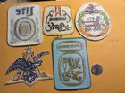 Vintage Embroidered Beer  Logo Patches Lot Of  5  Different