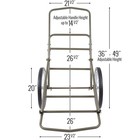 Heavy Duty Big Game Hauler Deer Cart 750 Lb Field Carrier Dolly