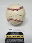 Richie Ashburn Signed Rawlings Official National League Baseball Jsa Coa C3
