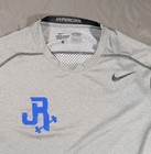 Nike Pro Combat Hypercool Mens Large Compression Shirt Dri Fit Gray 636151