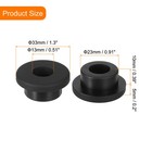 10pcs 1 2  Id 7 8  Drill Hole Rubber Grommets Fit 13mm Wire Black