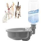 Pet Water Bottle Dispenser Small Dogs Cats Rabbits Anti Overflow Splash Proof Us