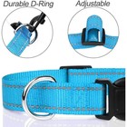 Adjustable Nylon Dog Collar Puppy Pet Collar Buckle Neck Collar S-xl Solid Color
