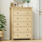 48   Tall Modern Chest Of Drawers 5 Drawer Dresser For Bedroom Storage Organizer