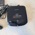 Vintage Sony Car Discman D-830k Black Portable Mega Bass Sound Cd Compact Player