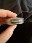 Antique Dutch Silver Pill Box C 1905   1908   833  Engine Turned 
