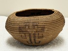 Finely Made Antique Or Vintage Native American Indian School Or Kit Basket
