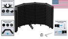 Triple Sound Insulation Mic Shield - Adjustable And Portable For Recording