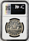 1947 Canada Silver Dollar George Vi Ngc Ms62 Maple Leaf Mintage 21 135