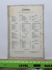 1970s 1980s   Tavern On The Green Central Park New York Restaurant Menu Vintage