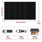 Dokio 200w Mono Solar Panel Monocrystalline For Home caravan rv camper