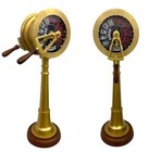 Nautical Solid Aluminium Engine Telegraph Brass Antique Polished 37 Inch Best
