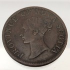 1840 Half Penny Token Province Of Nova Scotia 1 2 Penny Victoria Medium O B536