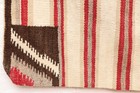 Antique Navajo Rug Native American Saddle Blanket 30x31  Vintage Striped Weaving