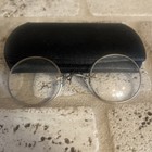 Shuron Vintage Gold-filled Wire Rim Pinch Nose Bifocal Eyeglasses W  Case