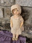 Antique Effanbee Baby Dainty 14    Composition Doll Original Dress Tagged 1920   s