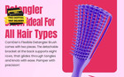 Premium Detangler Brush For All Hair Types     Tangle-free  Minimum To No Breakage