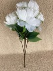 White Peony Artificial Flower Bunch Bouquet Hovebeaty Home Wedding Party Decor
