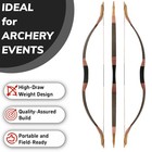 57  Hunting Traditional Longbow 100lb Archery Wooden Horsebow Shooting Target 