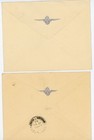 P102 01 X2 Hong Kong March 1949 First Charter Illustrated Air Covers To Sydney