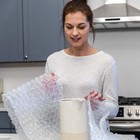Max Strength Large Bubble Cushioning Wrap Roll  12 In X 50 Ft  Clear
