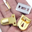Handmade Briefcase Bag Buckle Clasp Closure Tongue Lock Luggage Hardware Parts