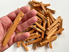 Vintage Lot 57 Antique Wooden Peg 1950s-60s Clothespins Unusual Shape Very Rare