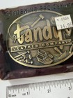 Vintage Tandy Leather Company Belt Buckle Award Design Medals Solid Brass