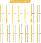 14pcs Clay Tools Polymer Carving Set Diy Plastic Kit For Pottery Modeling