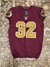 2017 Samaje Perine Redskins Game Worn Used Throwback Rookie Jersey Vs Dal