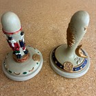 Set Of 2 Brown Bag Cookie Art 1995 Cookie Stamps Nutcracker   Sun moon 4 5 x3 5 