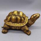 Chinese Antique Copper Brass Turtle Ornament Statue Ornament