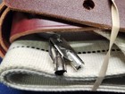 Humane Restraint Leather Bed Set Torso  Wrist  Ankle Belts Locking W  Key