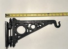 Large Apothecary Globe Drug Store Industrial Cast Iron Wall Bracket Hanger Hook