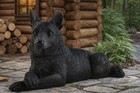 Black German Shepherd Dog Breed Collectible Figurine Garden Statue - 12 Inch