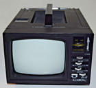 Vintage Alaron Tv-626 5in Screen Crt Tv Portable Parts Or Repair