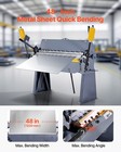 Vevor 48 In Box And Pan Brake 0-135   12 Ga Sheet Metal Bending Brake Bender 8