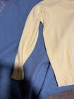 1986 Cfl Hamilton Tiger Cats Official Coach Issued Sweater Size Large Yellow