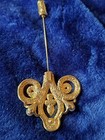 Signed Swarovski Fleur De Lis Stick Pin Retired Unique